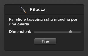Strumento Modificare Foto Ritocco (Mac)