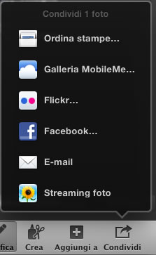 Condividi foto e ordina stampe Mac